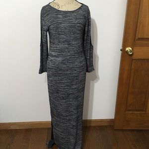 NWT Philosophy Cold Shoulder Space Dye Maxi Dress